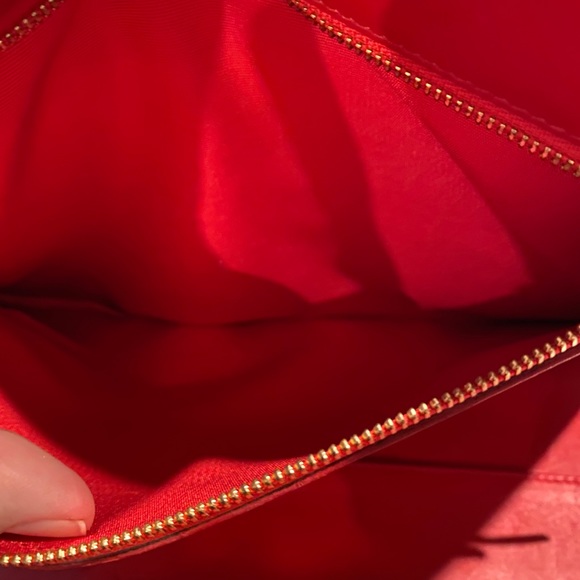 Authentic Louboutin large clutch / iPad case. Teal with spikes - Picture 11 of 14